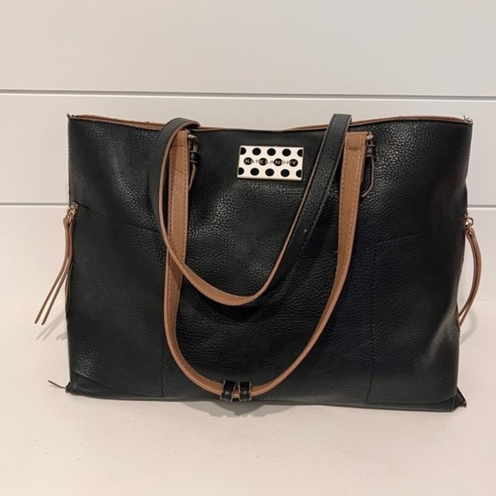 Kate Landry leather handbag tote